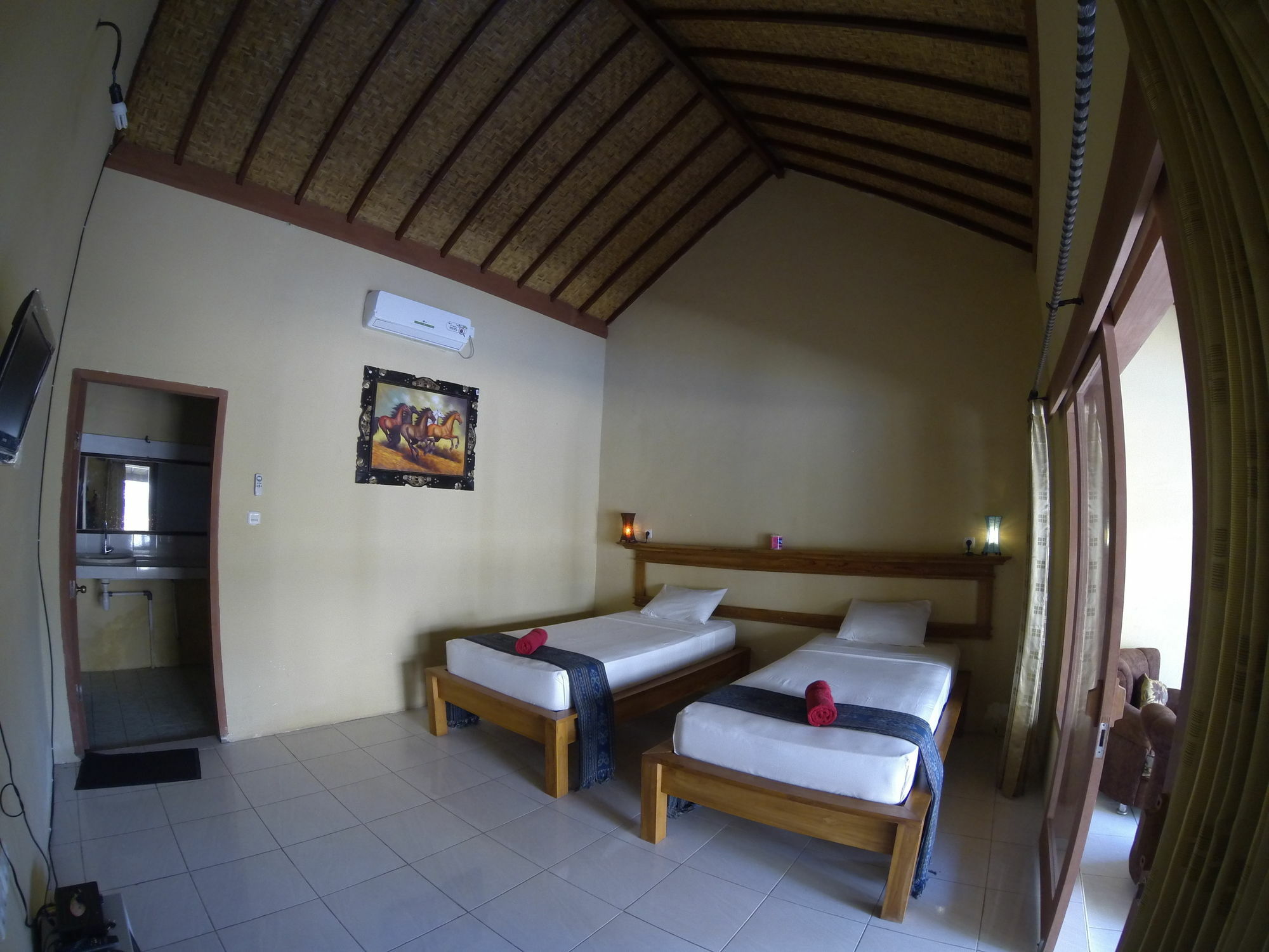 Indigenous Bungalow Gili Trawangan Bagian luar foto